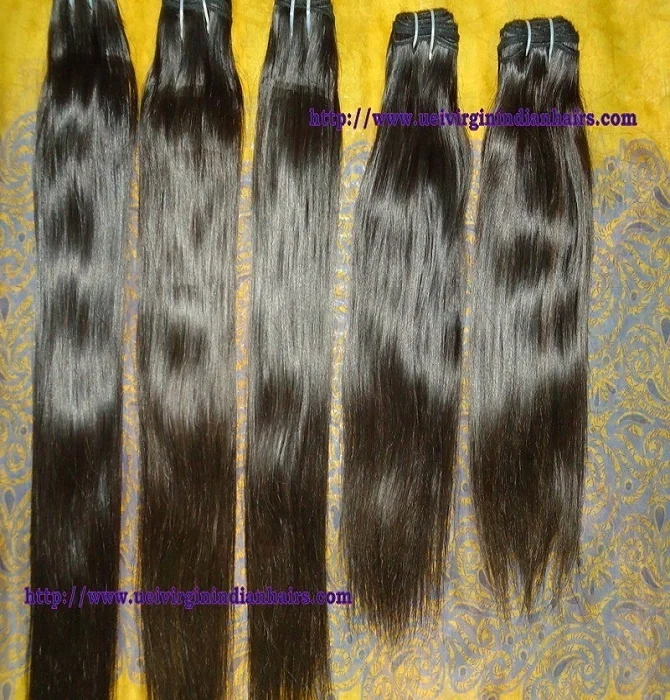  Оптовая продажа натуральные индийские волосы в Индии необработанные прямые от храмов