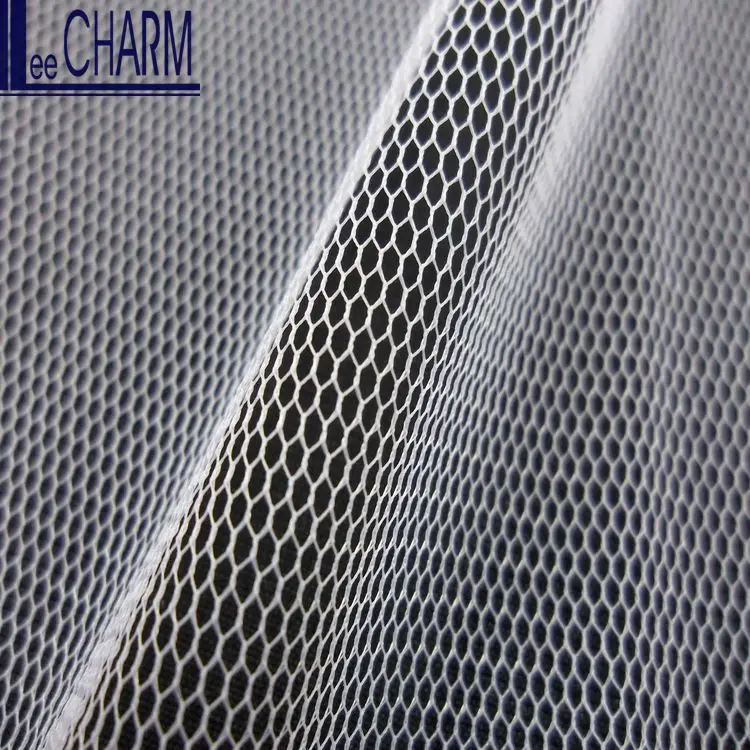 LCSH506 40D 27gsm Hexagonal Tela de poliester de tul