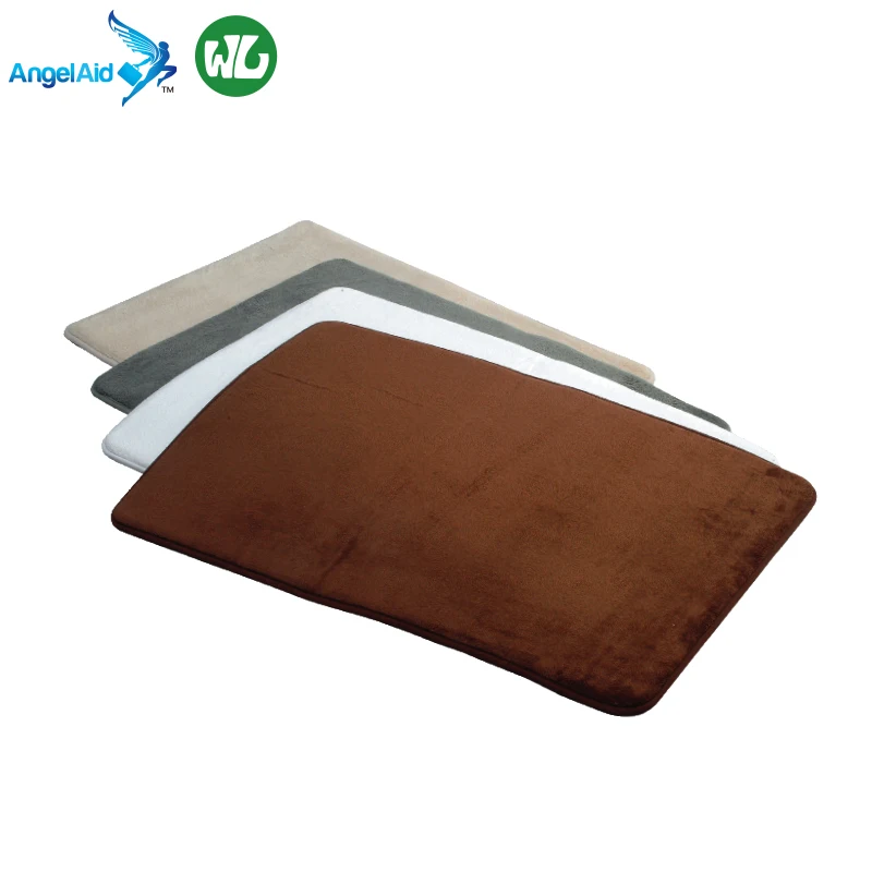 
Taiwan comfortable use Ergonomics Microfiber memory foam gentle anti slip rubber floor mat rags hot sell on Amazon 