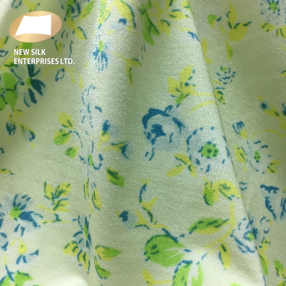  Dri fit flower print nylon lycra FDY elastic fabric for