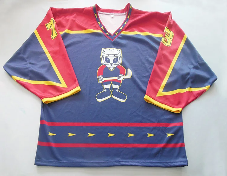 Tonton Sportswear Custom Color jersey hockey with number 100% Polyester  Custom Printed Ice Hockey Jersey