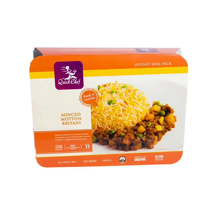 
Frozen Food Non-Vegetarian Minced Mutton Briyani Rice 