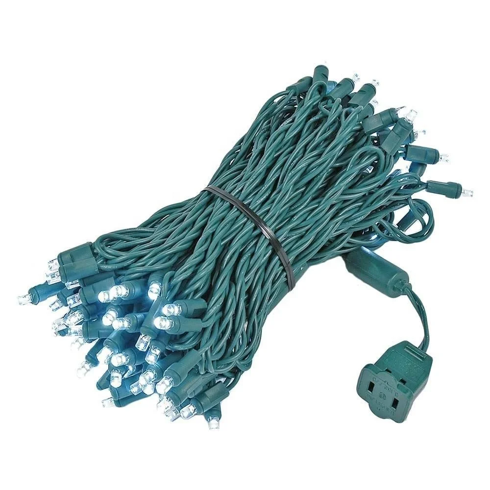 5mm mini Christmas lights  Outdoor Lighting Garden String Lights, Blue, Green Wire