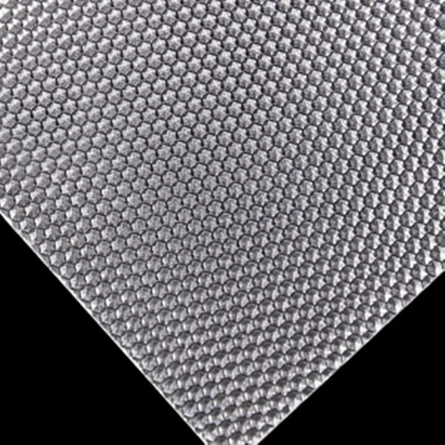 Customizable led linear or circle lighting plastic UGR diffuser sheet