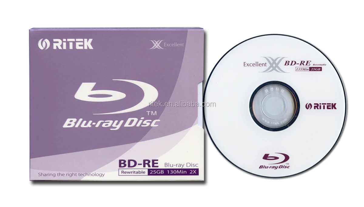 Высококачественный BD - RE Ritek класса А, Сделано в Тайване