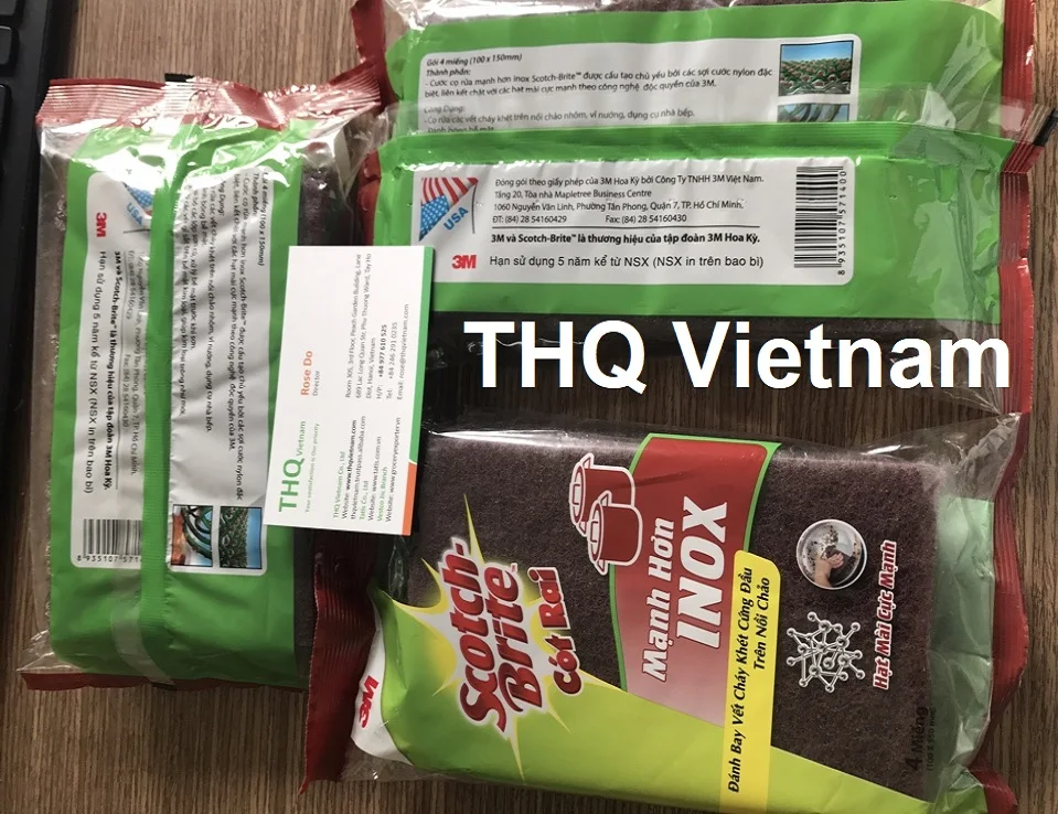 [THQ VN] Scotch Brite Super Clean Scourer  4 packs