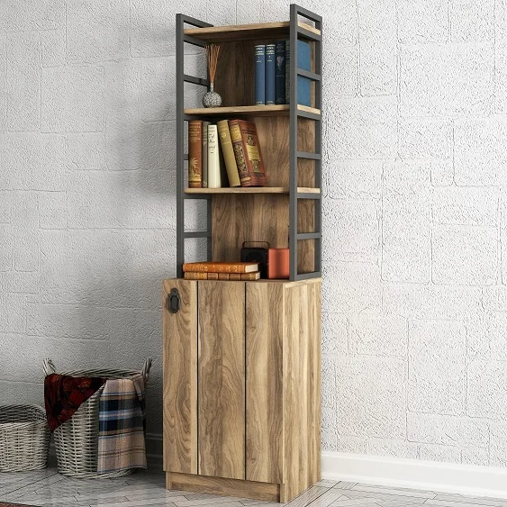 Exclusive Lost Iron Bookcase Walnut