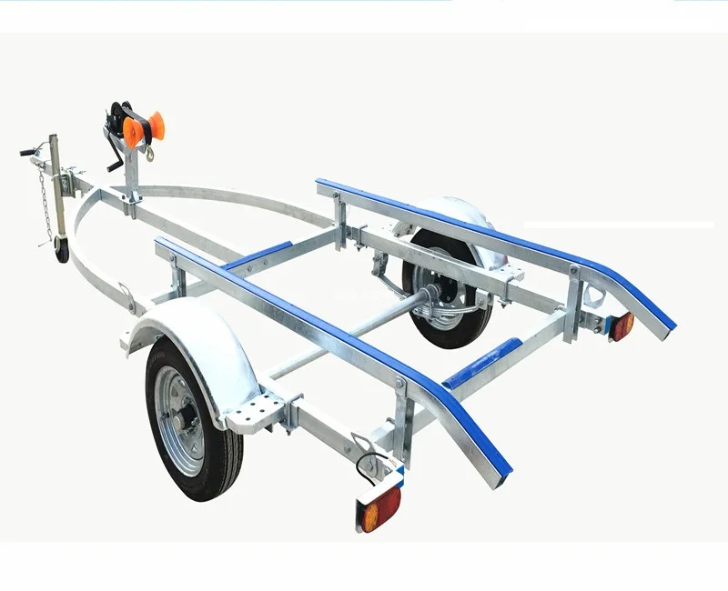 Skid Type 4 Metre Boat Trailer from factory