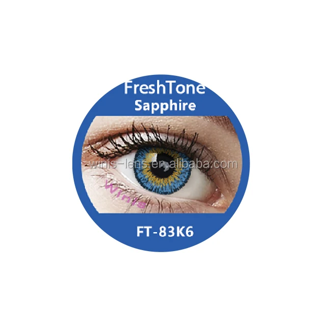 Пикантные и очаровательные контактные линзы FreshTone с большим диаметром глаза в Корейском стиле, 15 мм