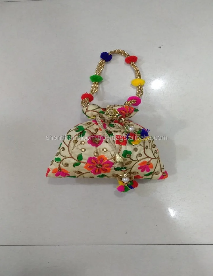 BANJARA TRIBAL MIRROR WORK POTLI BAG