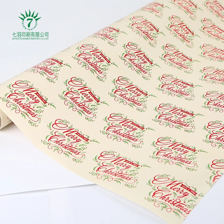 Brown Kraft Paper Sheets Roll Custom Logo Gold Foil Gift Wrapping Paper Sheet Top Selling Products Paper PE