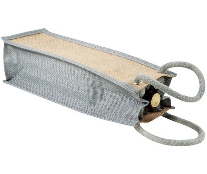 Jute Wine bag with Rope Handle