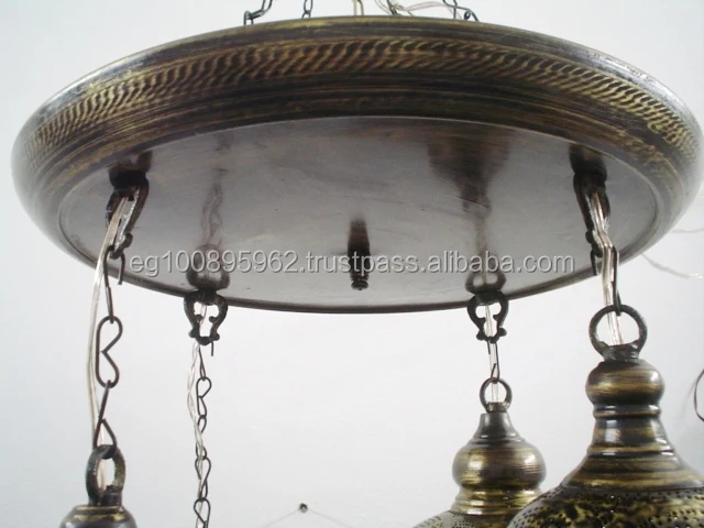 BR224 Mosaic Ceiling Fixture Poly Pendant Balls Moroccan LED Chandelier