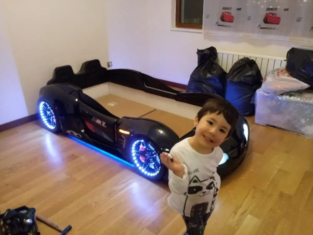 GT999 Car Bed with Leather seat + Opening doors - SUPERCARBEDS