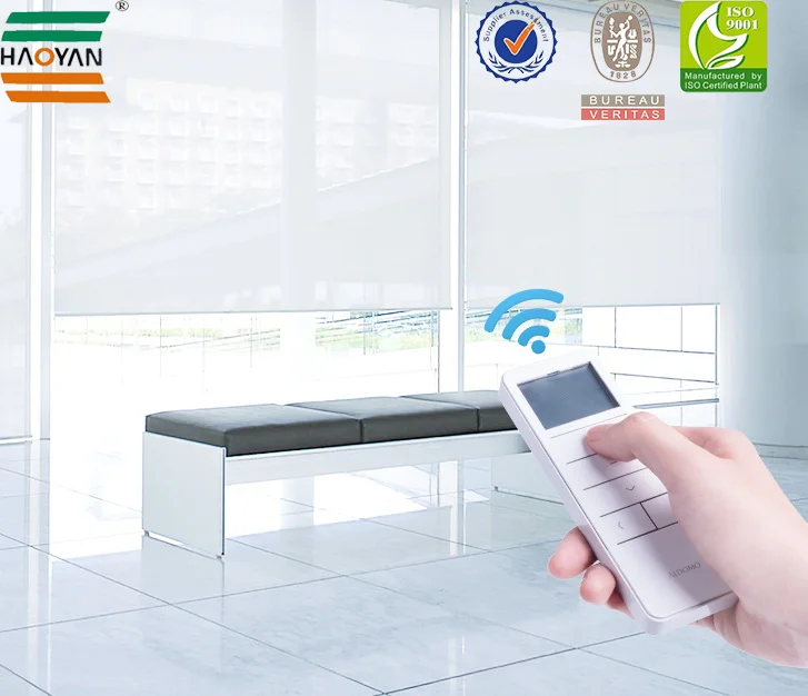 Electric Roller Blinds Motor Blackout and Transparent Roller Blinds