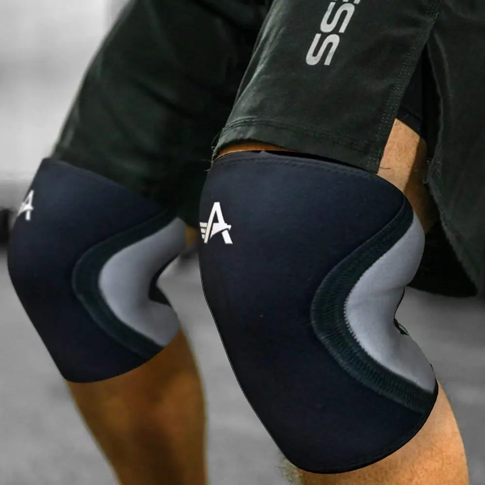 Elastic Neoprene Powerlifting Knee Sleeve Adjustable Patella Brace Support knee sock