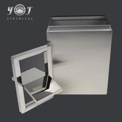 Household Stainless Steel Covers Garbage Trash Bin Stand
