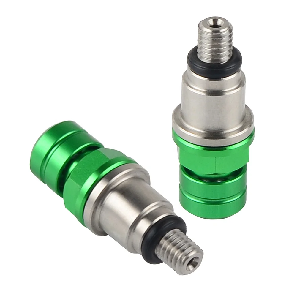 NiceCNC Aluminum Air Fork Bleeder Valve Bolt For Kawasaki KX125 KX250 1989-2008 KX 80 85 100 1990-2021