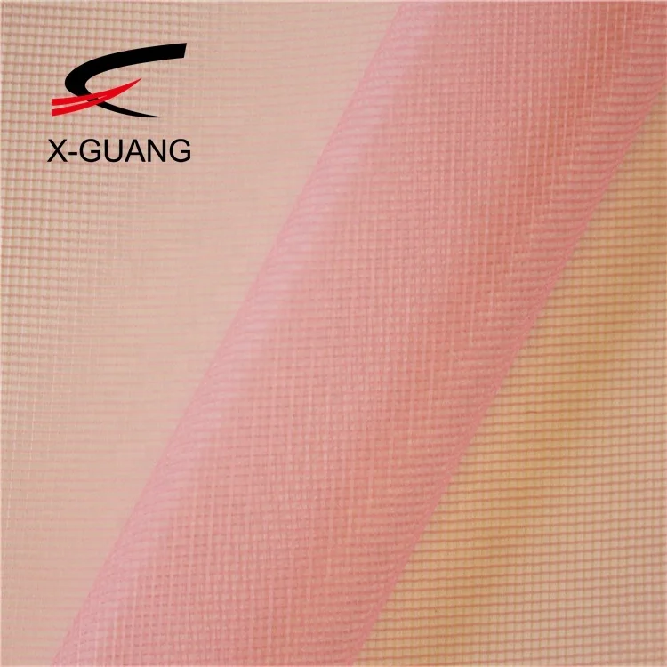 100% Fine Nylon Soft Square Mesh Fabric For Clothing