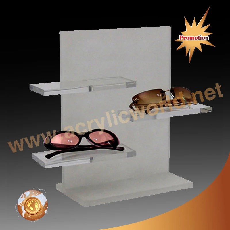 Factory acrylic eyewear display stands contact lens display case eyewear window display