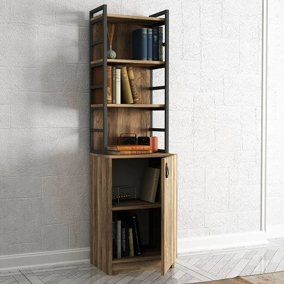 Exclusive Lost Iron Bookcase Walnut