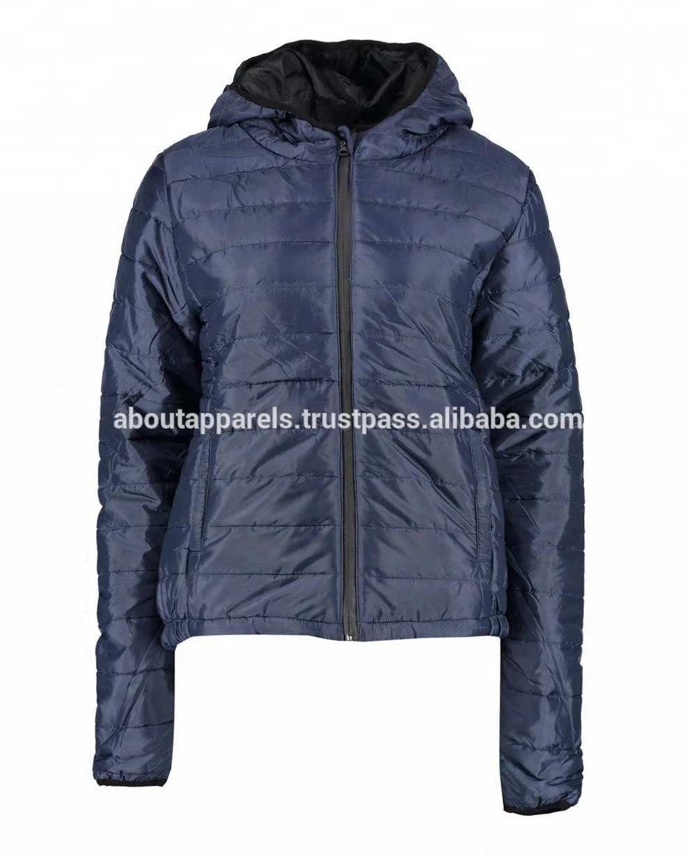 Polyester Filled Padded Cheap Women Winter Coat Parka Jacket, Bulk wholesale ladies sports jacket