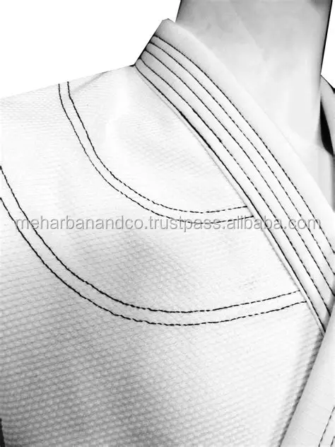 Custom Design Jiu Jitsu Patches Gi White/Blue/Black Kimono BJJ Gi Uniform Sportswear for Adult Martial Arts