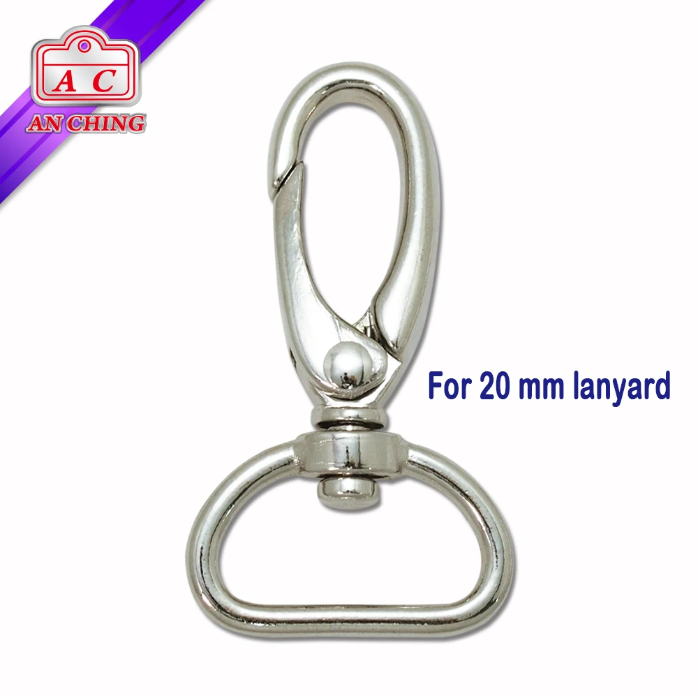 Metal Trigger Swivel Snap J Hook for Lanyard