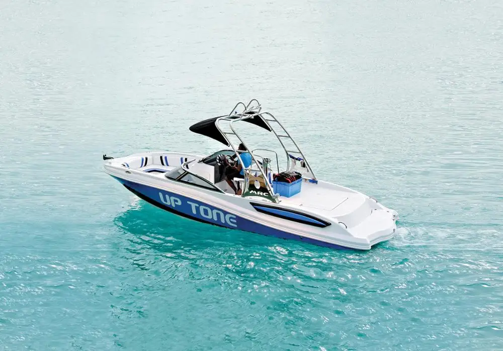 
Multifactional Commercial Boat - Water ski Boat and Parasailing Boat - Parasailing 24 with container transport 