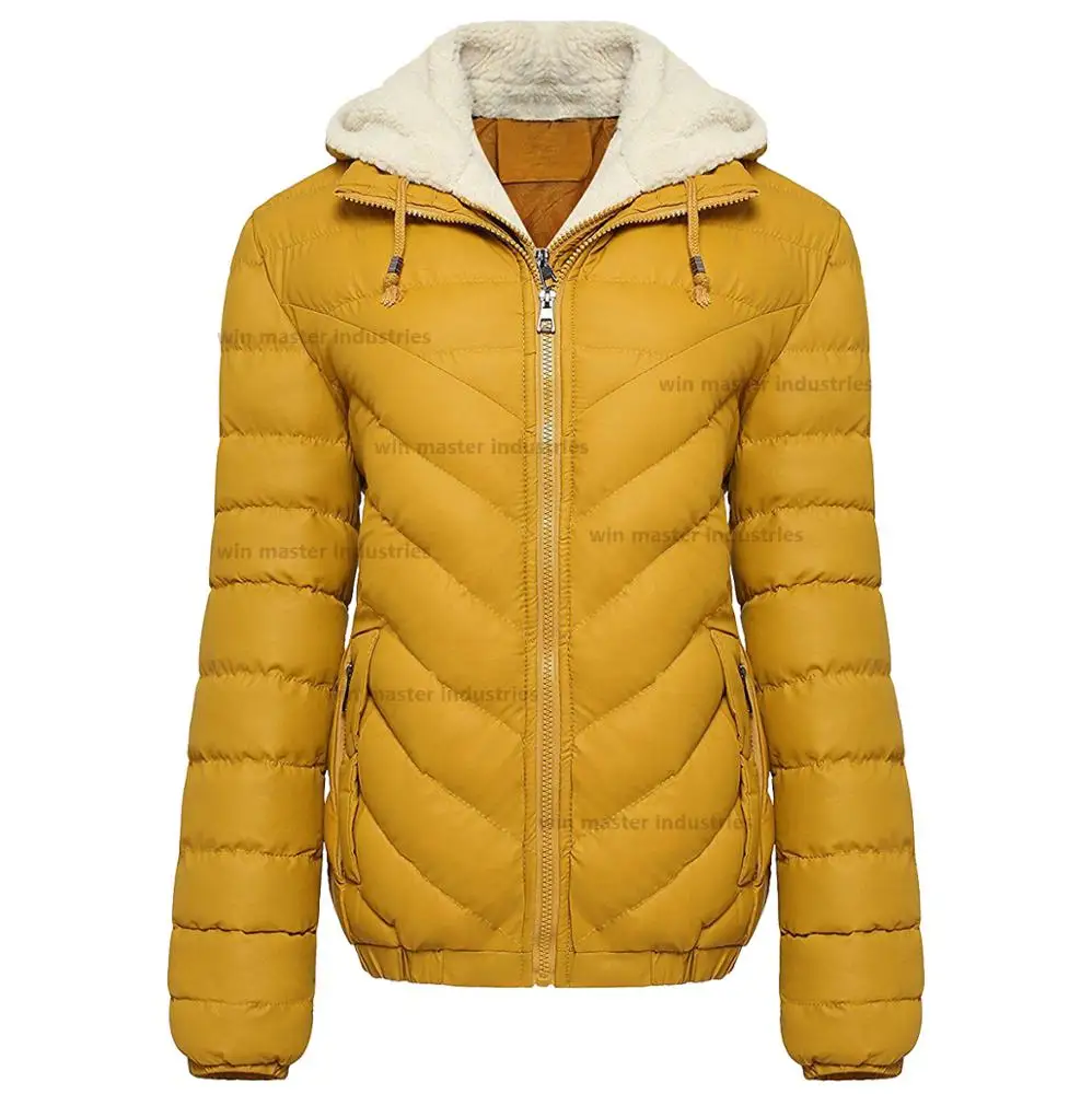 Женская зимняя флисовая стеганая куртка-пуховик водонепроницаемая повседневная куртка из 100% полиэфирного волокна большие размеры OEM-сервис на молнии и с подставкой