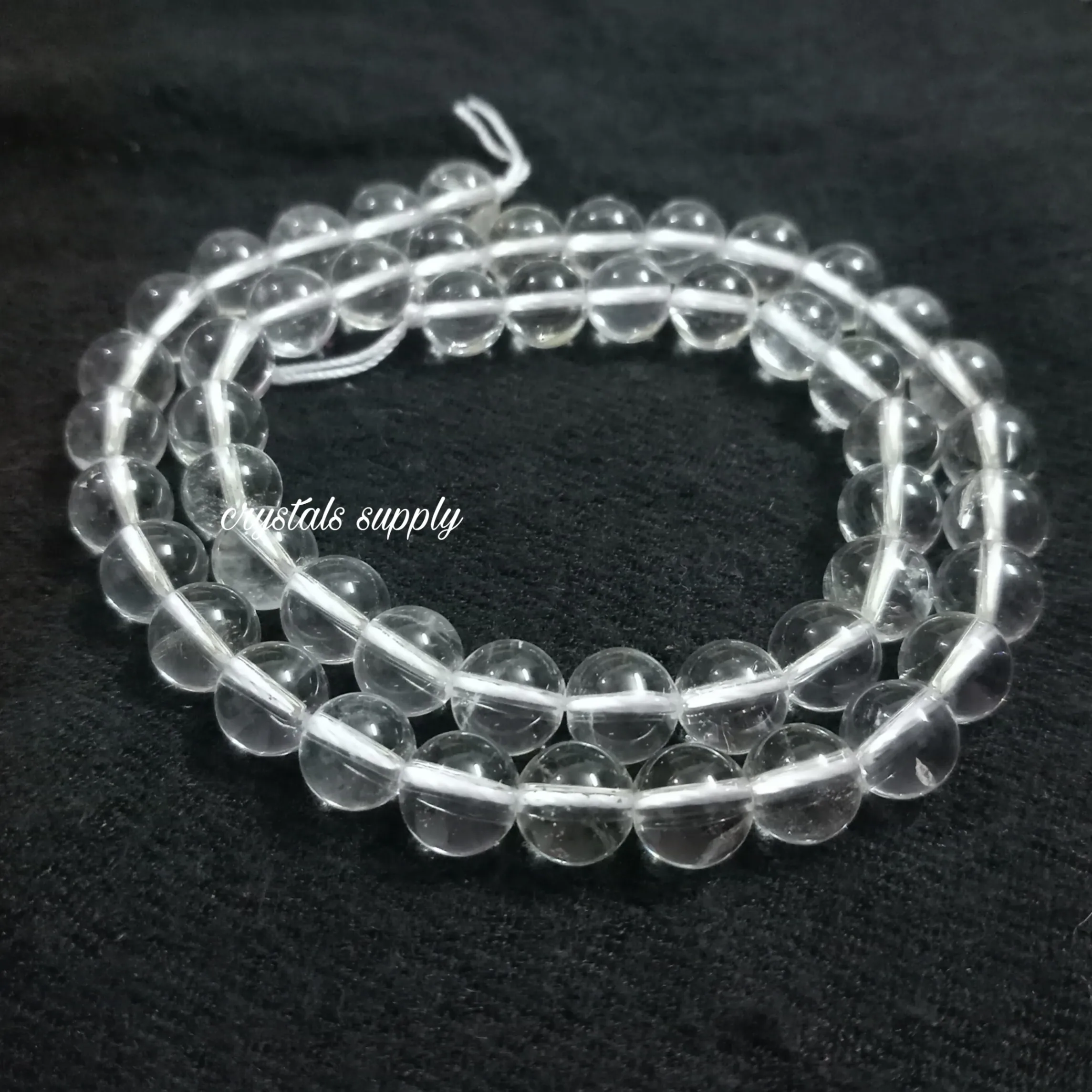 Clear Quartz Beads Crystal Quartz : Gemstone Beads Natural Clear Crystal Quartz Beads