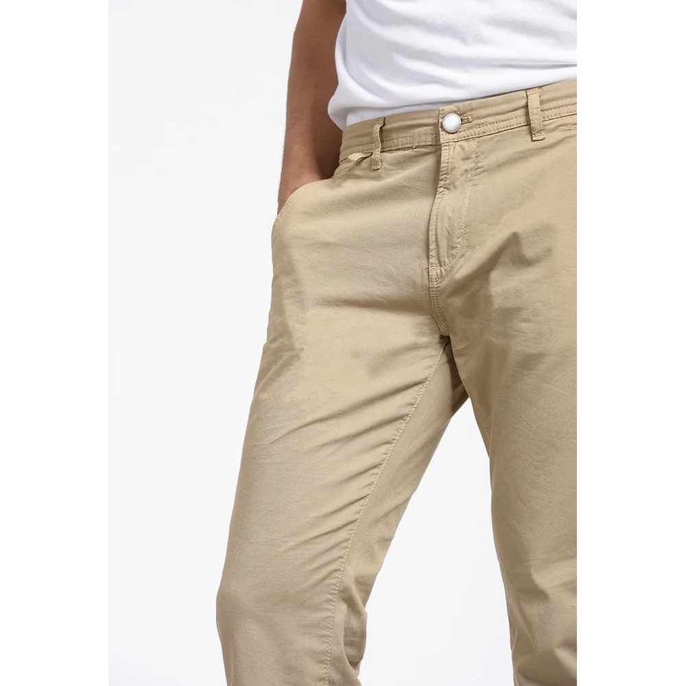 New style OEM Customized Men Logo Leisure Chino Pants Cotton Twill Pant