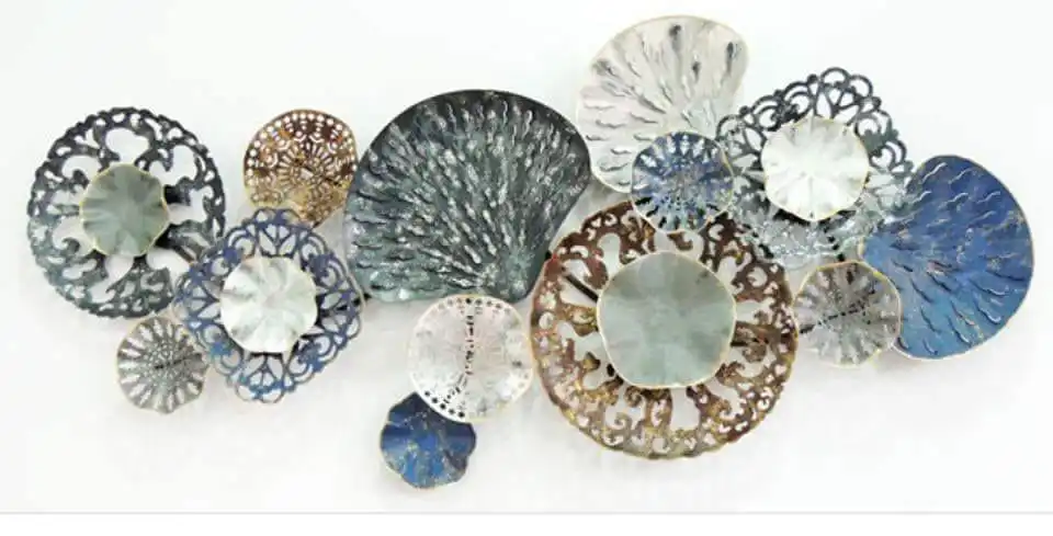 Iron sea leaf wall decor item unique Design tree Wall Decor Item