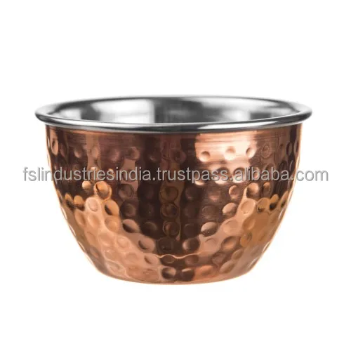 Медная чаша в виде молотка, домашний декор, Сервировочная чаша для отеля и готовки, дизайнерский Декор для стола, отделка покрытием серебром и меди