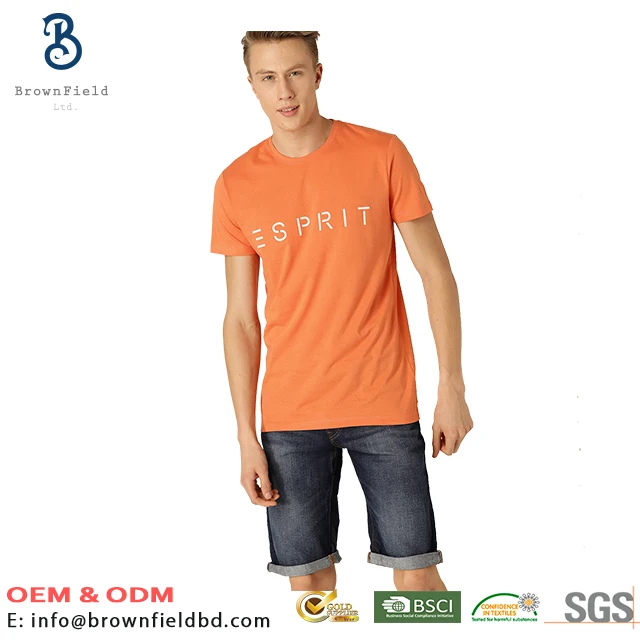 
100% Cotton Hip Hop Promotional High Quality Round Neck Silk Screen Clothing For Best Selling Customization compress T-shirt 