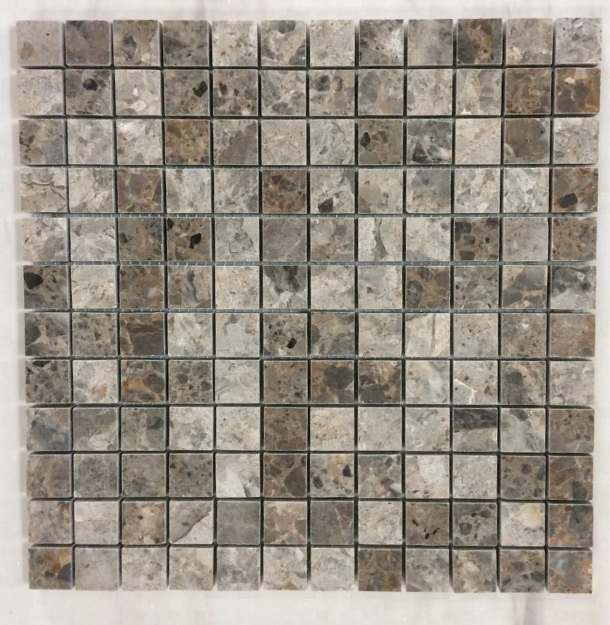 Modern Traditional Mosaic Tiles Multicolor Marble 23*23 Blue for Interior Walls and Swimming Pools Glass and Stone Material