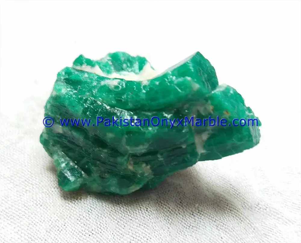 terminated crystals mother rock matrix Pakistan emerald specimens