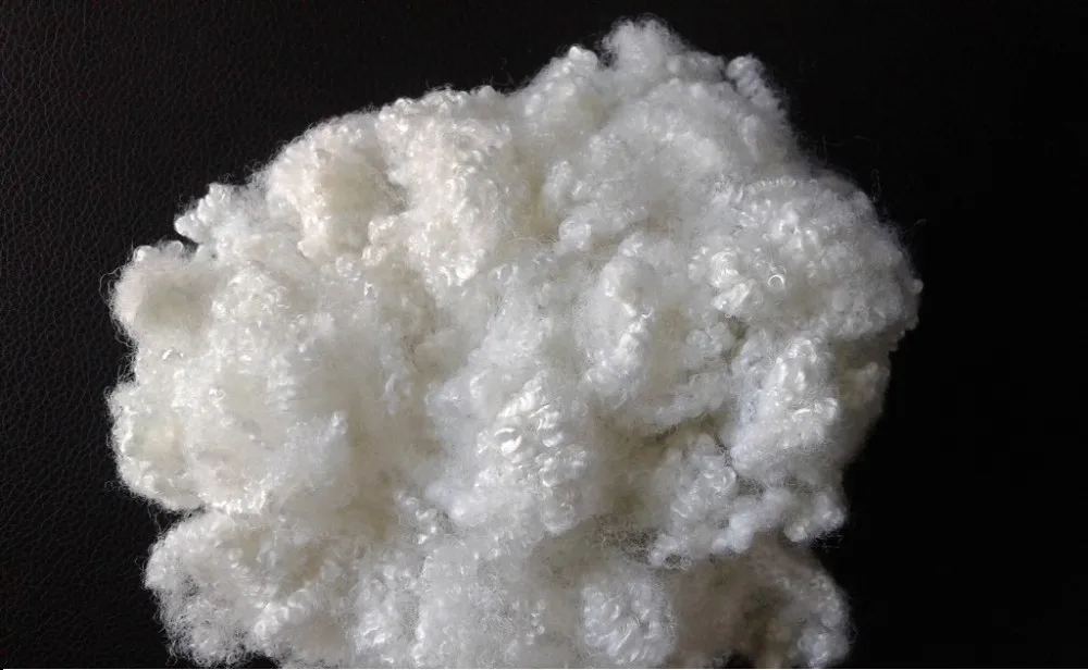 100% polyester Staple Fiber Recycled 15D HCS/HC