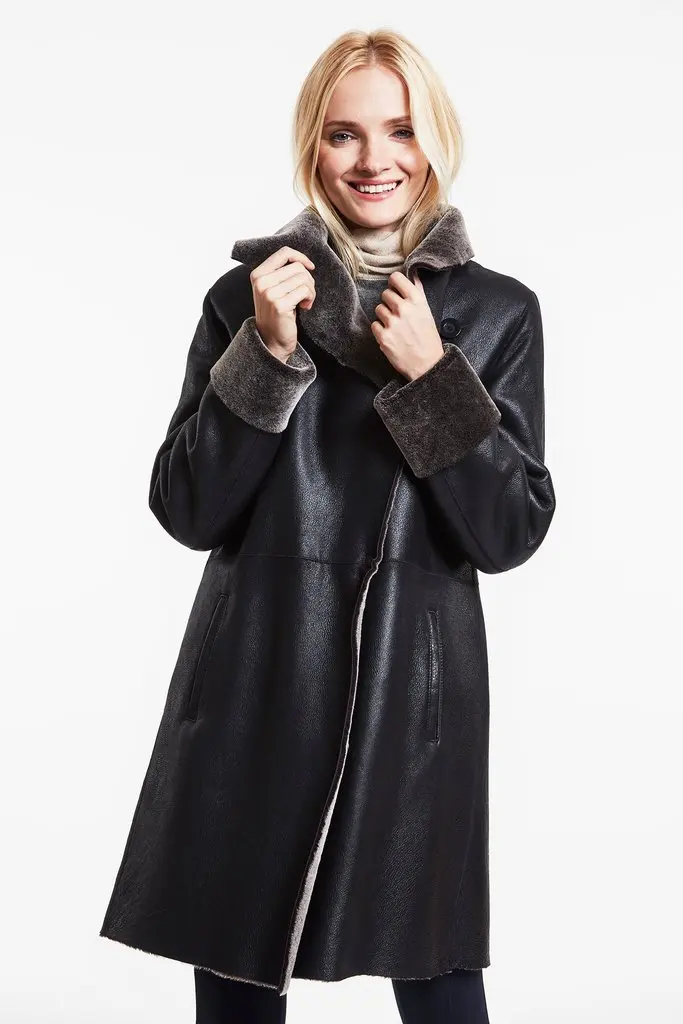Luxury Shearling Coat for ladies