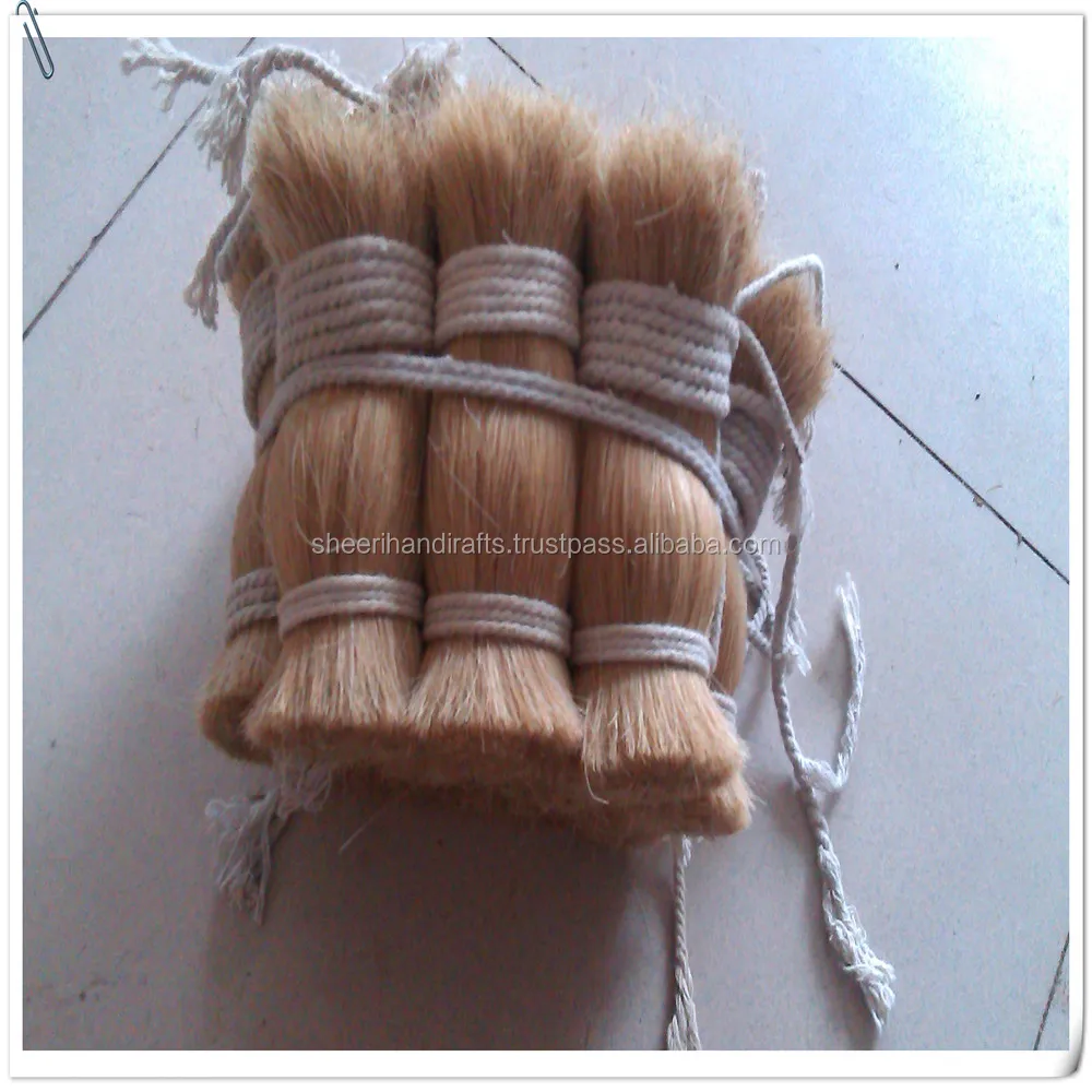 Buffalo/cow animal tail hair material for brush