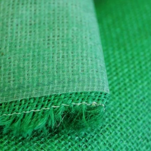 
High durability dyed laminated Jute Burlap fabric, Jute Hessian Cloth 