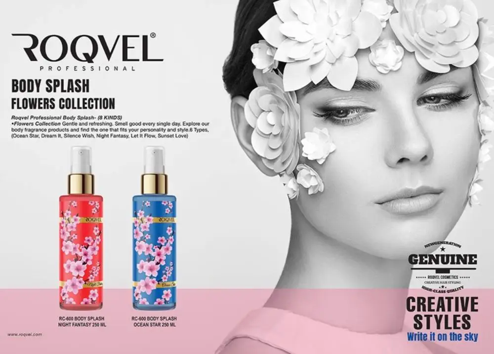 
ROQVEL BODY SPLASH FLOWERS COLLECTION 