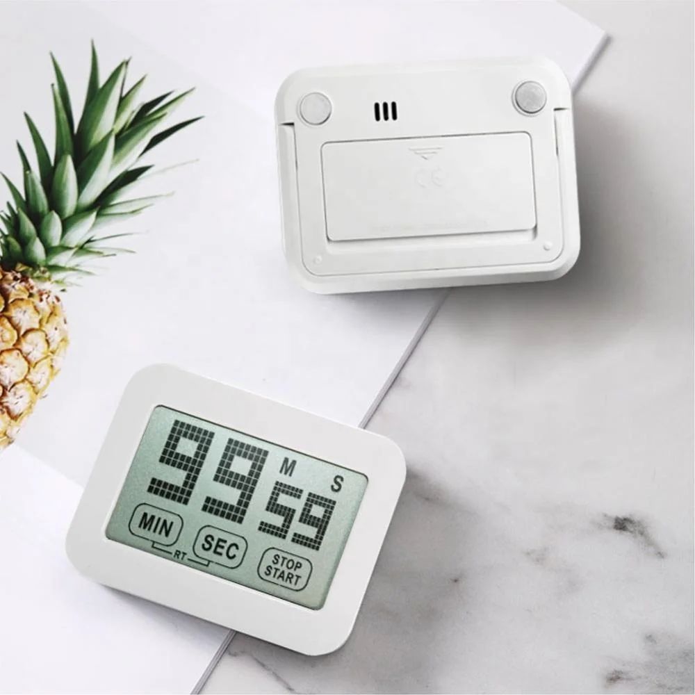 Touch Screen Scrolling Digit Timer with Stand and Fridge Magnet