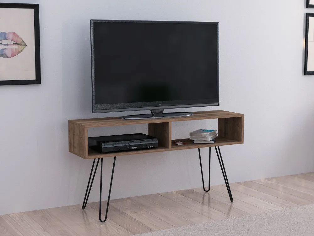 Alya Iron Foot Tv Unit Walnut