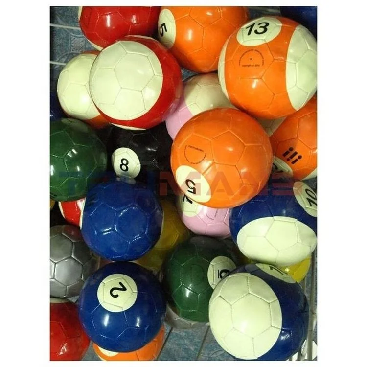 High Quality Hand Stitched Solid Green Snookball Billiard Soccer Ball Pool Ball
