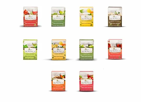 Organic Moringa Oleifera Pomegranate Infusion