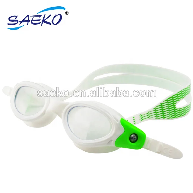 SAEKO Italy made CP lens flexible UV 400 children anti fog swimming goggles for kids learn to swim