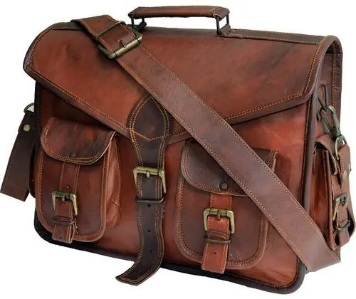 Leather Laptop Bag for Men Mac Book Office Bag Executive Bag Genuine Leather,genuine Leather Shoulder Handbags Fashionable