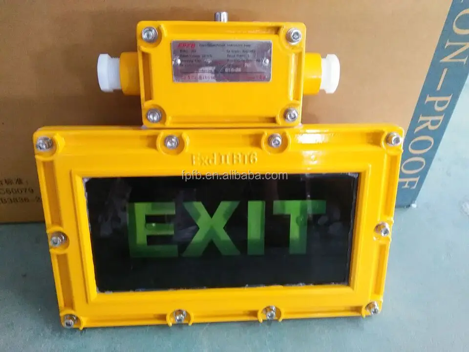 Длительный срок службы взрывозащищенный LED Признаки Выхода свет IP65 Ex аварийного маркировки индикаторная