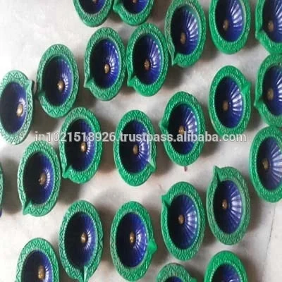 
earthen pot diya for decoration 